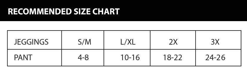 Genie Size Chart